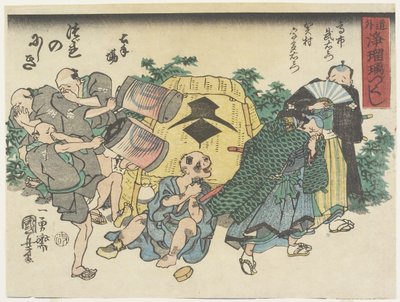 God of Poverty by Utagawa Kuniyoshi